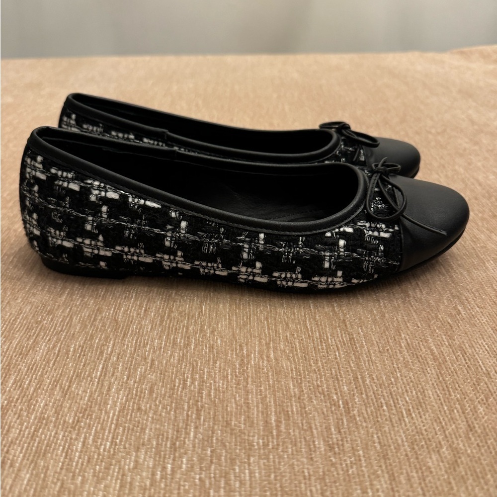 Like new! soho collective Fiona Tweed Ballerina Flats, sz 38 - Picture 5 of 11